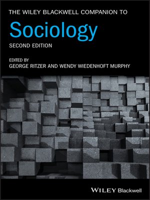 cover image of The Wiley Blackwell Companion to Sociology